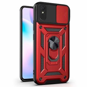 Microsonic Xiaomi Redmi 9A Impact Resistant Kırmızı Kılıf