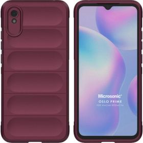 Microsonic Xiaomi Redmi 9A Oslo Prime Bordo Kılıf