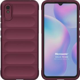 Microsonic Xiaomi Redmi 9A Oslo Prime Bordo Kılıf