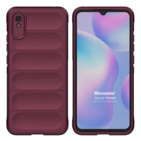 Microsonic Xiaomi Redmi 9A Oslo Prime Bordo Kılıf