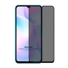Microsonic Xiaomi Redmi 9A Privacy 5D Gizlilik Filtreli Siyah Cam Ekran Koruyucu