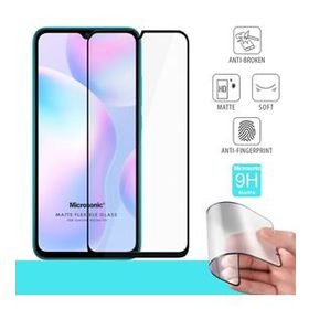 Microsonic Xiaomi Redmi 9A Seramik Matte Flexible Siyah Ekran Koruyucu