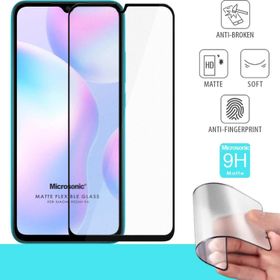 Microsonic Xiaomi Redmi 9A Seramik Matte Flexible Siyah Ekran Koruyucu