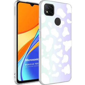 Microsonic Xiaomi Redmi 9C Braille Feel Desenli Cow Kılıf