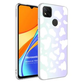 Microsonic Xiaomi Redmi 9C Braille Feel Desenli Cow Kılıf