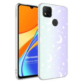 Microsonic Xiaomi Redmi 9C Braille Feel Desenli Moon Kılıf