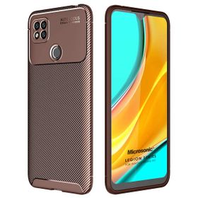 Microsonic Xiaomi Redmi 9C Legion Series Kahverengi Kılıf