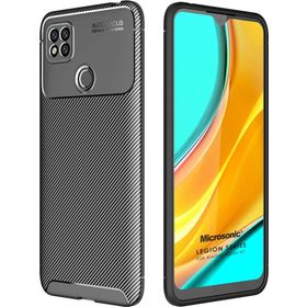 Microsonic Xiaomi Redmi 9C Legion Series Siyah Kılıf