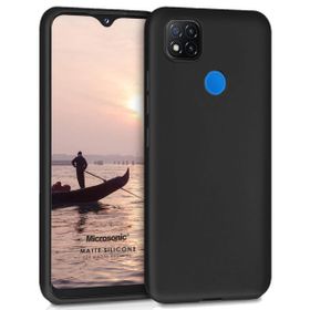 Microsonic Xiaomi Redmi 9C Matte Silicone Siyah Kılıf