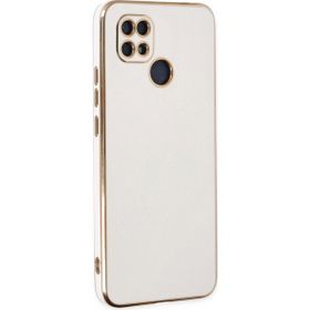 Microsonic Xiaomi Redmi 9C Olive Plated Beyaz Kılıf