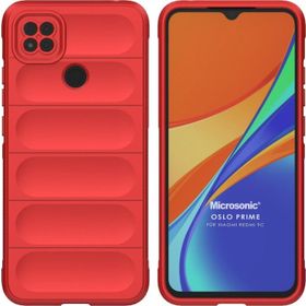 Microsonic Xiaomi Redmi 9C Oslo Prime Kırmızı Kılıf