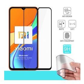 Microsonic Xiaomi Redmi 9C Seramik Matte Flexible Siyah Ekran Koruyucu
