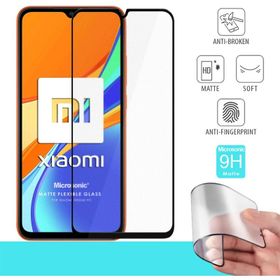 Microsonic Xiaomi Redmi 9C Seramik Matte Flexible Siyah Ekran Koruyucu