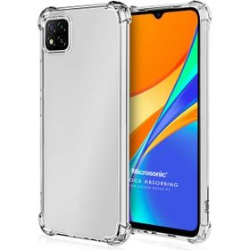 Microsonic Xiaomi Redmi 9C Shock Absorbing Şeffaf Cep Telefonu Kılıfı
