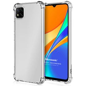 Microsonic Xiaomi Redmi 9C Shock Absorbing Şeffaf Cep Telefonu Kılıfı