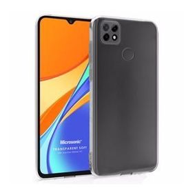 Microsonic Xiaomi Redmi 9C Transparent Soft Beyaz Kılıf