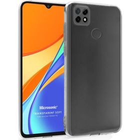 Microsonic Xiaomi Redmi 9C Transparent Soft Beyaz Kılıf