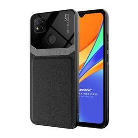 Microsonic Xiaomi Redmi 9C Uniq Leather Siyah Kılıf