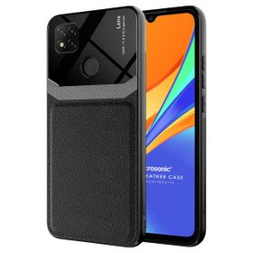 Microsonic Xiaomi Redmi 9C Uniq Leather Siyah Kılıf