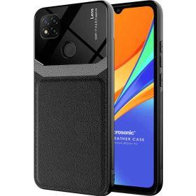 Microsonic Xiaomi Redmi 9C Uniq Leather Siyah Kılıf