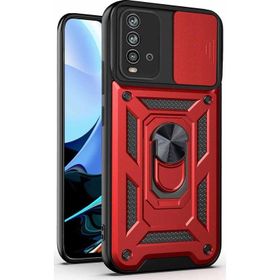 Microsonic Xiaomi Redmi 9T Impact Resistant Kırmızı Kılıf