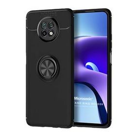 Microsonic Xiaomi Redmi 9T Kickstand Ring Holder Siyah Kılıf