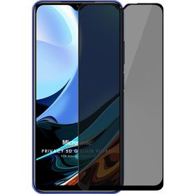 Microsonic Xiaomi Redmi 9T Privacy 5D Gizlilik Filtreli Siyah Cam Ekran Koruyucu