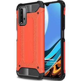 Microsonic Xiaomi Redmi 9T Rugged Armor Kırmızı Kılıf