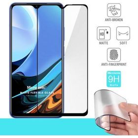 Microsonic Xiaomi Redmi 9T Seramik Matte Flexible Siyah Ekran Koruyucu