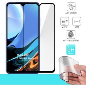 Microsonic Xiaomi Redmi 9T Seramik Matte Flexible Siyah Ekran Koruyucu