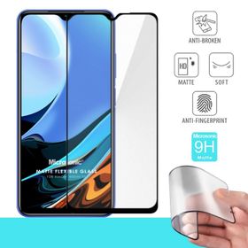 Microsonic Xiaomi Redmi 9T Seramik Matte Flexible Siyah Ekran Koruyucu