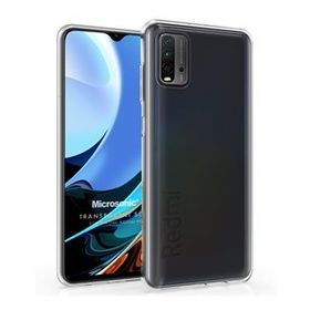 Microsonic Xiaomi Redmi 9t Uyumlu Transparent Soft Beyaz Kılıf