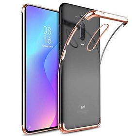 Microsonic Xiaomi Redmi K20 Skyfall Transparent Clear Rose Gold Cep Telefonu Kılıfı