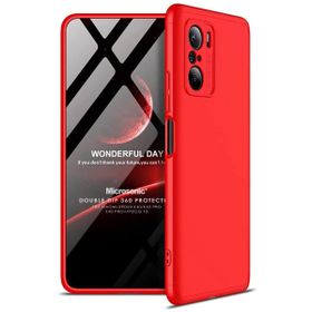 Microsonic Xiaomi Redmi K40 Double Dip 360 Protective Kırmızı Cep Telefonu Kılıfı