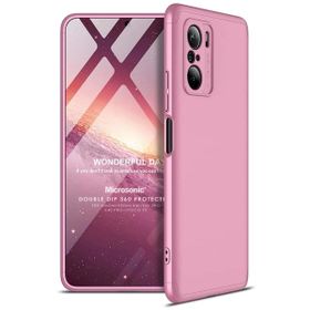 Microsonic Xiaomi Redmi K40 Double Dip 360 Protective Rose Gold Cep Telefonu Kılıfı