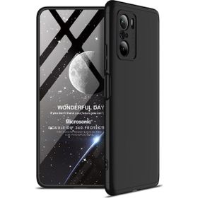 Microsonic Xiaomi Redmi K40 Double Dip 360 Protective Siyah Kılıf