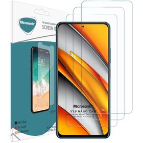 Microsonic Xiaomi Redmi K40 Pro Screen Protector Nano Glass 3 Adet Cam Ekran Koruyucu