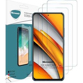 Microsonic Xiaomi Redmi K40 Screen Protector Nano Glass 3 Adet Cam Ekran Koruyucu