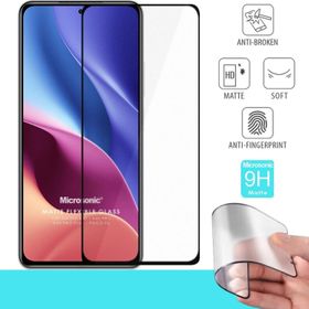 Microsonic Xiaomi Redmi K40 Seramik Matte Flexible Siyah Ekran Koruyucu