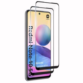 Microsonic Xiaomi Redmi Note 10 5G Crystal Seramik Nano 2 Adet Siyah Ekran Koruyucu