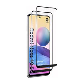 Microsonic Xiaomi Redmi Note 10 5G Crystal Seramik Nano 2 Adet Siyah Ekran Koruyucu