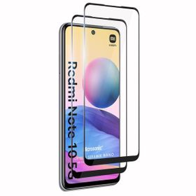 Microsonic Xiaomi Redmi Note 10 5G Crystal Seramik Nano 2 Adet Siyah Ekran Koruyucu