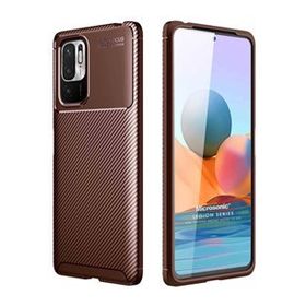Microsonic Xiaomi Redmi Note 10 5G Legion Series Kahverengi Cep Telefonu Kılıfı