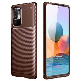 Microsonic Xiaomi Redmi Note 10 5G Legion Series Kahverengi Cep Telefonu Kılıfı