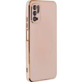 Microsonic Xiaomi Redmi Note 10 5G Olive Plated Pembe Cep Telefonu Kılıfı