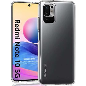 Microsonic Xiaomi Redmi Note 10 5G Transparent Soft Beyaz Cep Telefonu Kılıfı