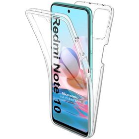 Microsonic Xiaomi Redmi Note 10 6 Tarafı Tam Full Koruma 360 Clear Soft Cep Telefonu Kılıfı