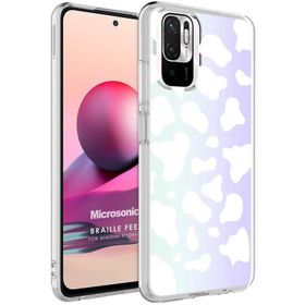 Microsonic Xiaomi Redmi Note 10 Braille Feel Desenli Zebra Cep Telefonu Kılıfı