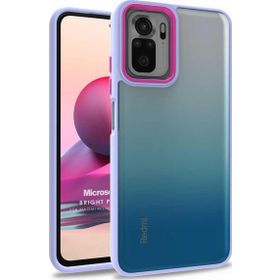 Microsonic Xiaomi Redmi Note 10 Bright Planet Lila Kılıf