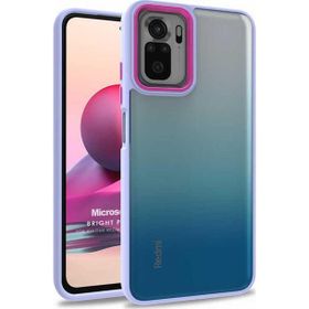 Microsonic Xiaomi Redmi Note 10 Bright Planet Lila Kılıf